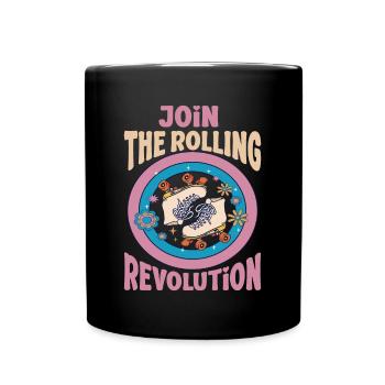 Roller Skating Skate Join The Rolling Revolution - Tasse einfarbig - Schwarz - Vorne