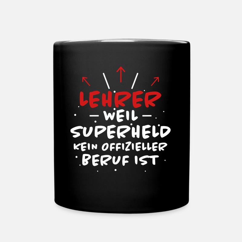Lehrer Spruch Unterricht Lustiges Lehrer Geschenk - Tasse einfarbig - Schwarz