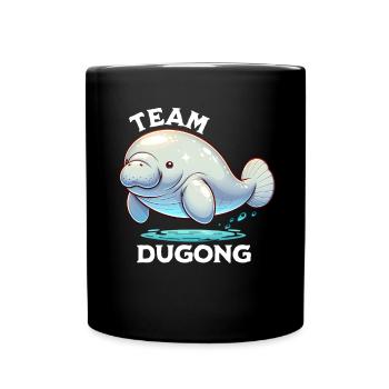 Dugong Team Manatee - Full Colour Mug - black - Front