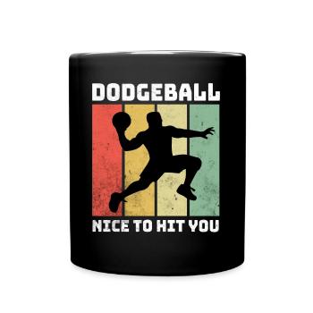 Dictons de ballon chasseur - Mug uni - noir - Devant