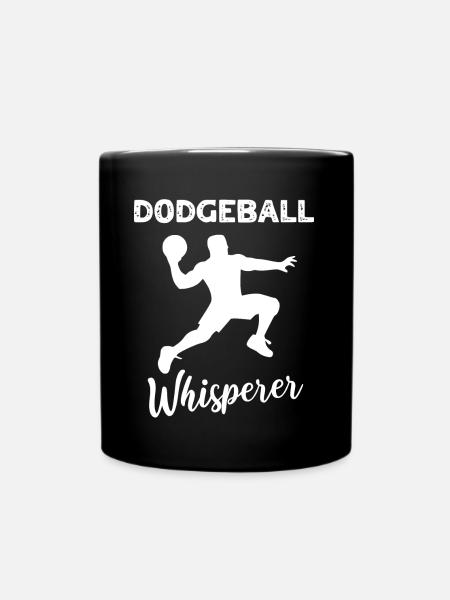 Dodgeball Sprüche - Tasse einfarbig - Schwarz