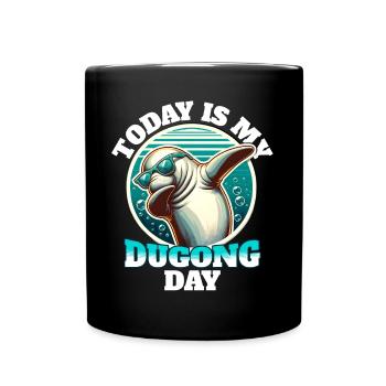 Manatee Dugong - Full Colour Mug - black - Front