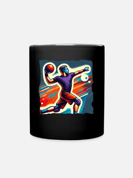 Dodgeball - Tasse einfarbig - Schwarz