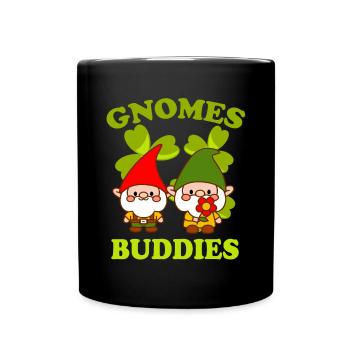 Gnomes Buddies Idée cadeau amusante pour nain de pelouse - Mug uni - noir - Devant