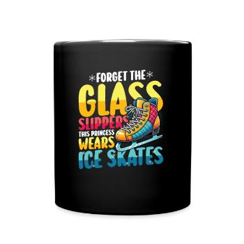 Patinage sur glace Patinage sur glace Patinage artistique - Mug uni - noir - Devant