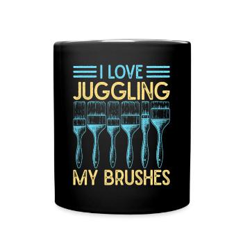 House Painter Dad Unique Gifts - Full Colour Mug - black - Front