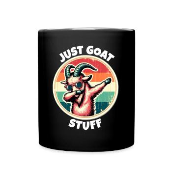 Screw Goat Saying - Full Colour Mug - black - Front