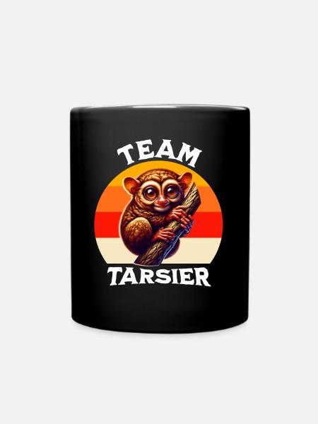 Lustige Koboldmaki Sprüche - Tasse einfarbig - Schwarz