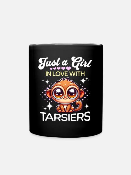 Koboldmaki Mädchen Tarsier - Tasse einfarbig - Schwarz