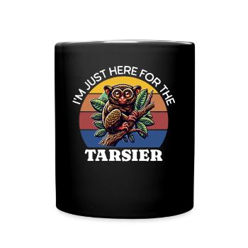 Tarsier Koboldmaki - Tasse einfarbig - Schwarz - Vorne