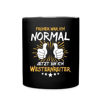 westernreiterWesternreiter Spruch - Mug uni - noir - Devant