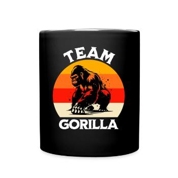 Funny Mountain Gorilla Sayings - Full Colour Mug - black - Front