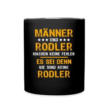 Luge - Mug uni - noir - Devant