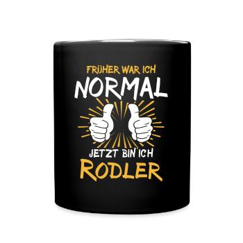 Lugeur Spruch - Mug uni - noir - Devant