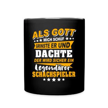 Chess Player Chess - Full Colour Mug - black - Front