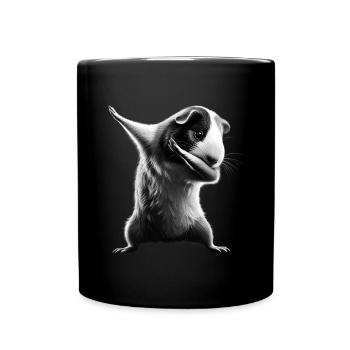 Funny Dabbing Guinea Pig Animal Lover Animal - Full Colour Mug - black - Front