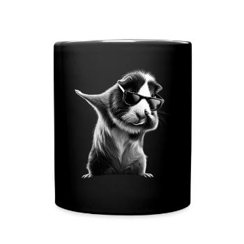 Funny Dabbing Guinea Pig Animal Lover Animal - Full Colour Mug - black - Front