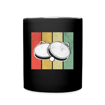 Tamburello Rétro - Mug uni - noir - Devant