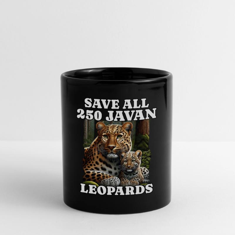 Save Java Leopard Tasse einfarbig