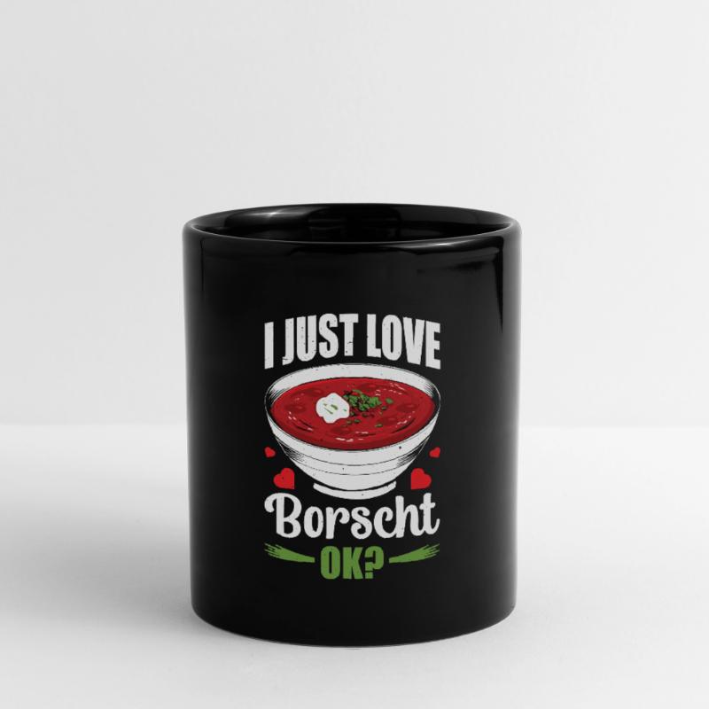 Beetroot Soup Borscht Vegetable Base Full Colour Mug