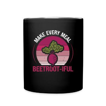Beetroot Vegetable Turnips Gardener Beetroot Iful - Full Colour Mug - black - Front