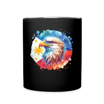 Aigle singe - Mug uni - noir - Devant