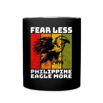Philippine Eagle Monkey Eagle - Full Colour Mug - black - Front
