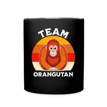 Orangutan Sayings - Full Colour Mug - black - Front