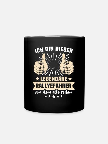 Rally Driver Sayings - Full Colour Mug - black