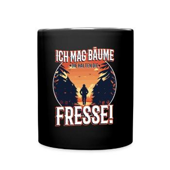 I like trees that hold the food - Full Colour Mug - black - Front