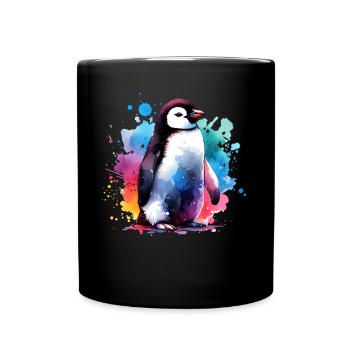 Pingouin - Mug uni - noir - Devant