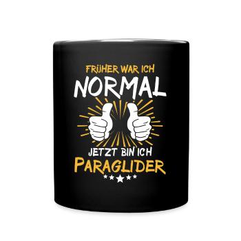 Parapente Spruch - Mug uni - noir - Devant
