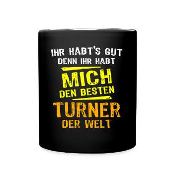 Turner Gift - Full Colour Mug - black - Front