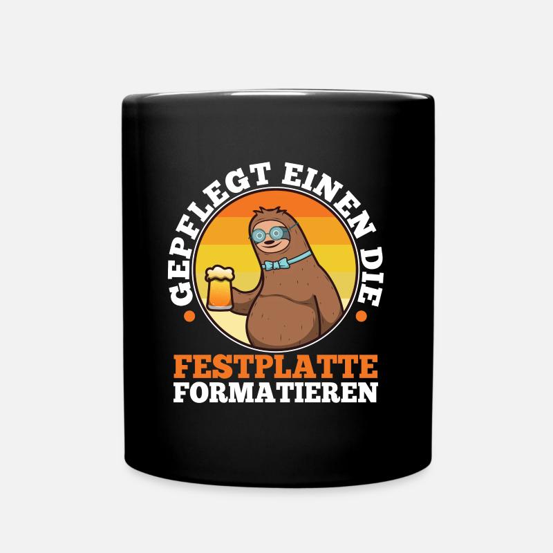 Maintained to format the hard drive - Full Colour Mug - black