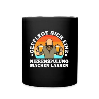 Bien soigné pour avoir une irrigation rénale - Mug uni - noir - Devant