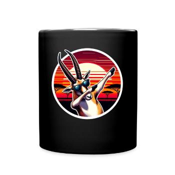Saiga Antilope Saïga Antilope - Mug uni - noir - Devant