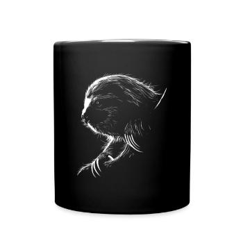 Drôle paresseux Art Animal paresseux animaux animaux sauvages - Mug uni - noir - Devant