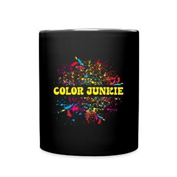 Artist Painter Graphic Color Junkie Gift Idea - Tasse einfarbig - Schwarz - Vorne
