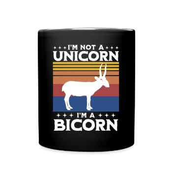 Saiga Antelope Sayings - Full Colour Mug - black - Front
