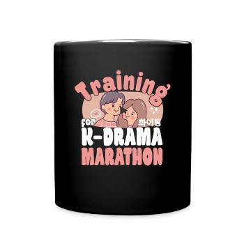 Korean Drama Enthusiast Exclusive Gift idea - Tasse einfarbig - Schwarz - Vorne