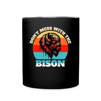 Dictons amusants de buffle - Mug uni - noir - Devant