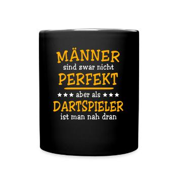 Darts Player Darts - Full Colour Mug - black - Front