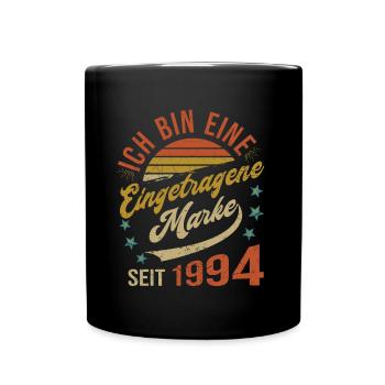 30th Birthday I am 30 years registered trademark - Full Colour Mug - black - Front