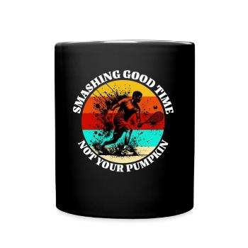 Squash Papa - Tasse einfarbig - Schwarz - Vorne