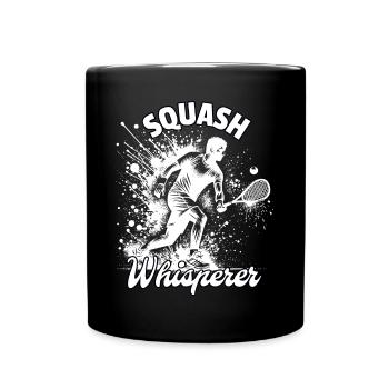 Squash Whisperer - Tasse einfarbig - Schwarz - Vorne