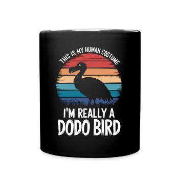 Dodo Dire Dodo Oiseau Drôle Dodo Cadeau - Mug uni - noir - Devant