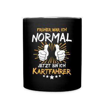 Kart Driver Saying - Full Colour Mug - black - Front