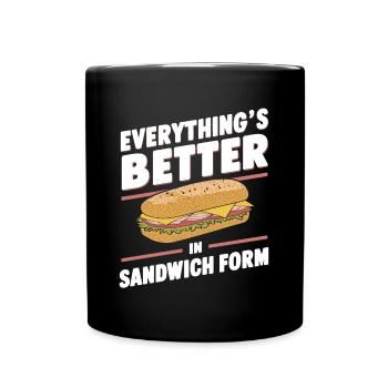 Sandwich Maker Toasted And Grilled Sandwiches - Tasse einfarbig - Schwarz - Vorne