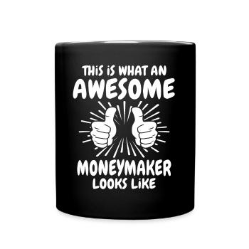 Soutien de famille - Mug uni - noir - Devant