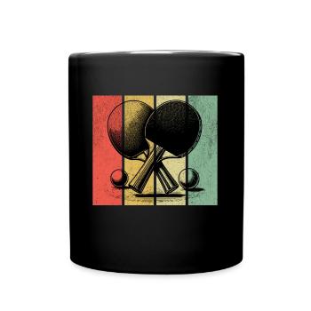 Ping Pong Rétro - Mug uni - noir - Devant